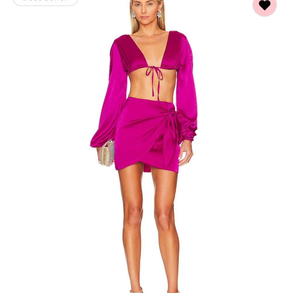 Rissa Wrap Skirt Set Superdown